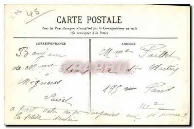 Montargis - Rzeka Loing - Aleja Adolphe Cochery — Rewers