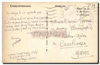 Montargis — Zamek i Kanał — LL — Rewers
