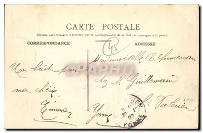 Montargis — Hôtel-de-Ville — wydawca nieznany, numer seryjny nie widoczny — Rewers