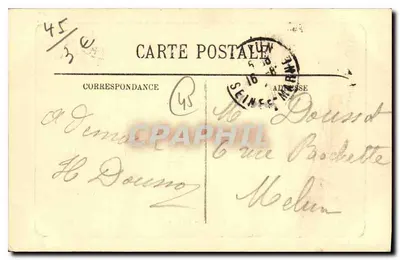 Montargis — Ogród Durzy — LL — Rewers