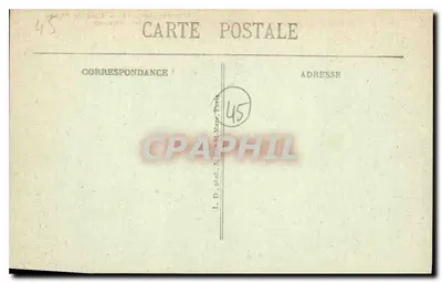 Montargis (Loiret) — Abside da Igreja Place Mirabeau — Édit. V.O. — Verso