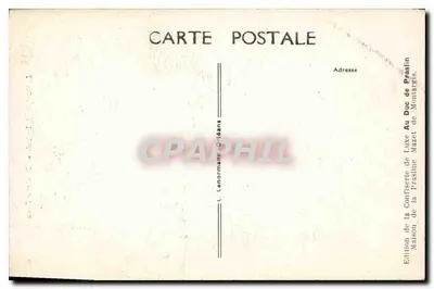 Montargis (Loiret) — Widok ulicy nad wodą — Wydawnictwo Cukiernictwa Prasline — Rewers