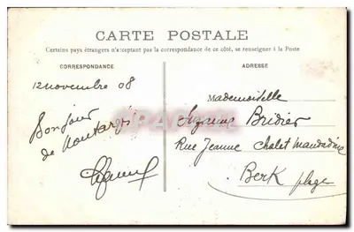 Montargis (Loiret) — Aleja Gare, Widok na Loing — Wyd. V.O. — Rewers