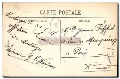 Montargis — Kanał i Stara Wieża — P. Dréos, Wydawca — Rewers