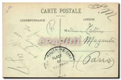Montargis — Most św. Rocha — Zamek Chrystusowy — C.F.M. nr 8 — Rewers