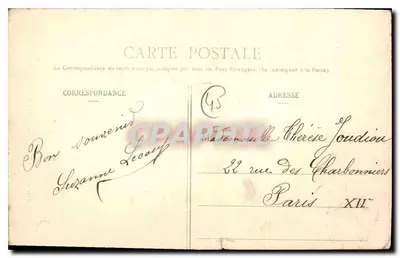 Montargis — Bords du Loing — éditeur C.F.M. n°16 — Rückseite