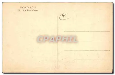 Montargis — Rue Mircou — C.F.M. — Rewers