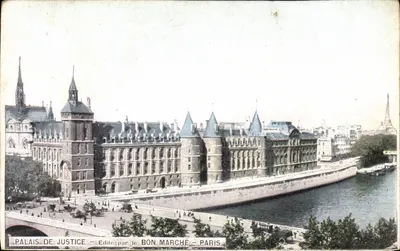 Palácio de Justiça — Paris — Edição feita pelo Bon Marché — Paris