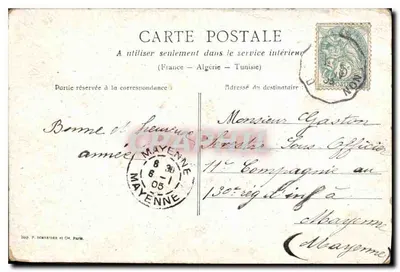 Vintage Postcard Paris Le Trocadero — Back