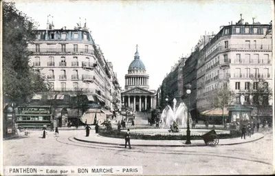Panthéon — Place do Panthéon — Edité par le Bon Marché — Paris