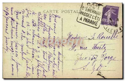 Pardons de Sainte-Anne la Palud — Instantâneo curioso — Coll. E. Hamonic, St-B. — Verso
