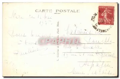 Monte-Carlo — Kasyno i Hotel de Paris — L. Gilliatta, NICE, n°727 — Rewers