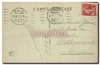 Metz - A Prefeitura - The Prefecture Building — Verso