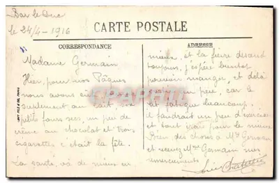 Bar-le-Duc — Het Lyceum — Uitgave E. Coohet — Achterkant