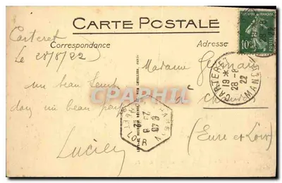 Carteret — Le Trou aux Serpents — LL. — n°20 — Verso