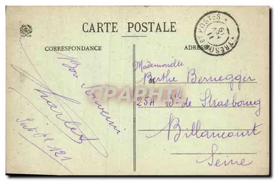 Saint-Dié (Woszy) — Roche des Fées (Wys. 278 m.) na Ormont — Ad. Waich, Saint-Dié, nr 9432 — Rewers