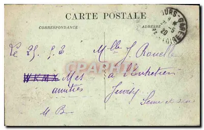 Bordeaux — Praça da Comédia — A.H. 86 — Verso