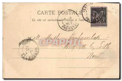 Parque de Trianon - A Laiterie — Versailles, editor C. P. P. A. Y. n° 3 — Verso