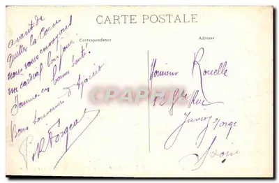 Ajaccio (Córsega) — Sofá no qual nasceu Napoleão Bonaparte — Coleção Franchi, Carbuècia — Verso