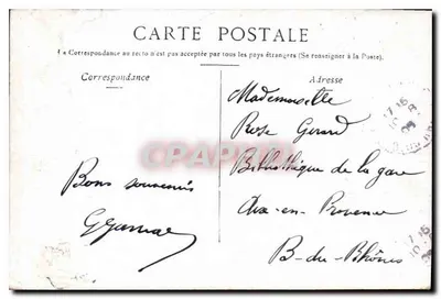 Vichy — Établissement des Sources Lardy — éditeur M. Staerck, n° 605 — Verso