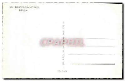 Bagnolles-de-l'Orne — La Chiesa — Réal-Photo, Parigi — Verso