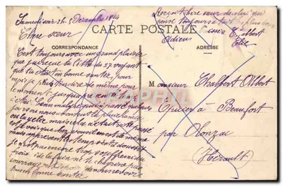 Os Vosges — Senones. A Roche Mère Henry — C. 55 — Verso
