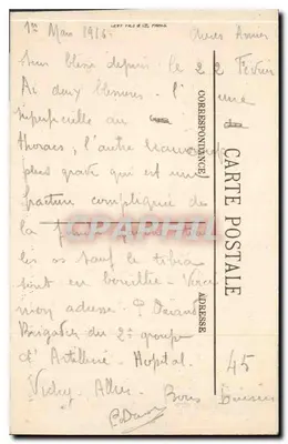 Vichy — Źródło Wielkiej Siatki — Wydanie C. Génillar — Rewers