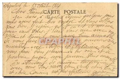 Lapalud — O Monumento aos Mortos da Guerra 1914-1918 — editor não visível — Verso