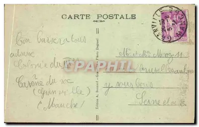 Granville — I Bambini in Bagno — Edizione A. Bernard, n°408 — Verso