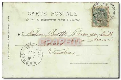 Oranès — Estátua do Conde de Gasparin — LL. n° 17 — Verso