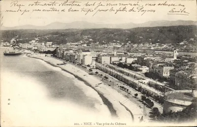 NICE - Widok z zamku — T.B. — n° 201