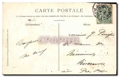 Nice - Le Paillon - Stary Most — Kolekcja Artystyczna, wydawnictwo Gilette, nr 141 — Rewers