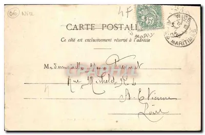 NICE - Promenade des Anglais — Edição Giletta, n° 498 — Verso