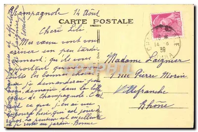 Champagnole (Jura) — Uitzicht op de Ain - L'Ilette — Moderne ansichtkaart n°5 — Achterkant