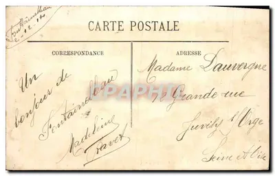 Fontainebleau — A Fonte das Carpas — LL — Verso