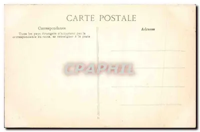 Palácio de FONTAINEBLEAU — Pátio dos Adeusos — Editor E.D. n°282 — Verso