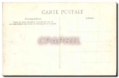 Pałac w FONTAINEBLEAU — Owalny plac i Baptysterium — Wydawca E. B. n°294 — Rewers