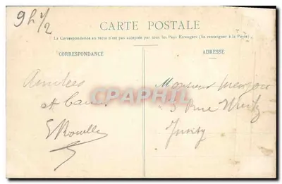 Floresta de Fontainebleau — Mesa do Grande Mestre — editor não identificado, n° 114 — Verso