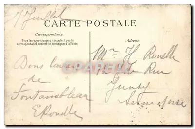 Las Fontainebleau — „Żółw Aprémont” — Wydawca ELD, n°35 — Rewers