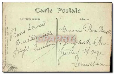 LES SABLES-D'OLONNE — Jaskinia Puits d'Enfer — Wydawca: IMP. CRÉTÉ SICC. PARIS — N° 192 — Rewers