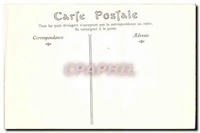 Miasto CARCASSONNE — Widok z północy — Rewers
