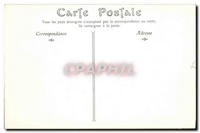Cidade de CARCASSONNE — Os Fossos, Lado leste — Editor desconhecido, n° 143 — Verso