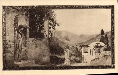 Primeira Encontro de Santa Maria Madalena com o Cristo — HOTELLERIE de la SAINTE-BAUME - Saint-ZACHARIE (Var)