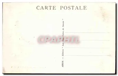 Restaurant des Gorges du Fier — Galeries sur le Gouffre — Édition ABEM — Verso