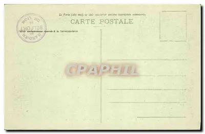 Belfort - Il Leone — opera di Bartholdi — editore Marcel Schmitt, Belfort — Verso