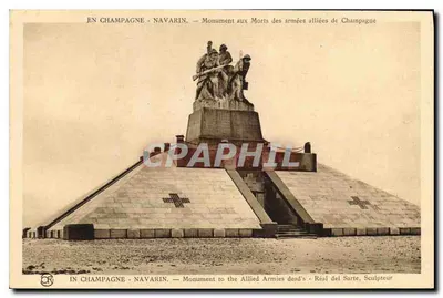 Navarin - Monumento aos Mortos das Forças Aliadas da Champagne — Réal del Sarte, Escultor