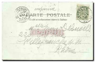 Il Castello di Vixille (Isère) - La Porta del Connestabile — Proprietà del Guide-Bon Illustré, Grenoble — Verso