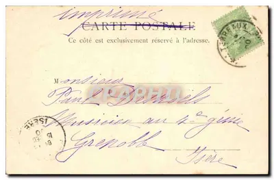 Velha Capela de Pourrières — Lyon — R.&J.D. 10111 — Verso
