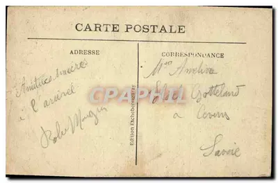 Le Puy — Vista do curso d'água — Edição Echebergray, n°63 — Verso