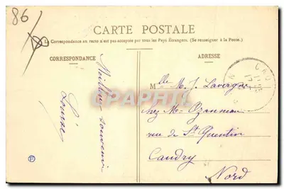 La Roche-Posay-les-Bains (Vienne) — La Creuse i most na mostku — Aramborou, fot. Châtellerault — Rewers